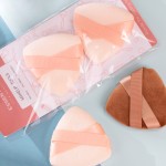 Cosmetic Puff Manufacturer - Luxury Velvet Triangle Cross Ribbons