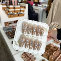 按压式指甲供应商-24片优质ABS软边易贴