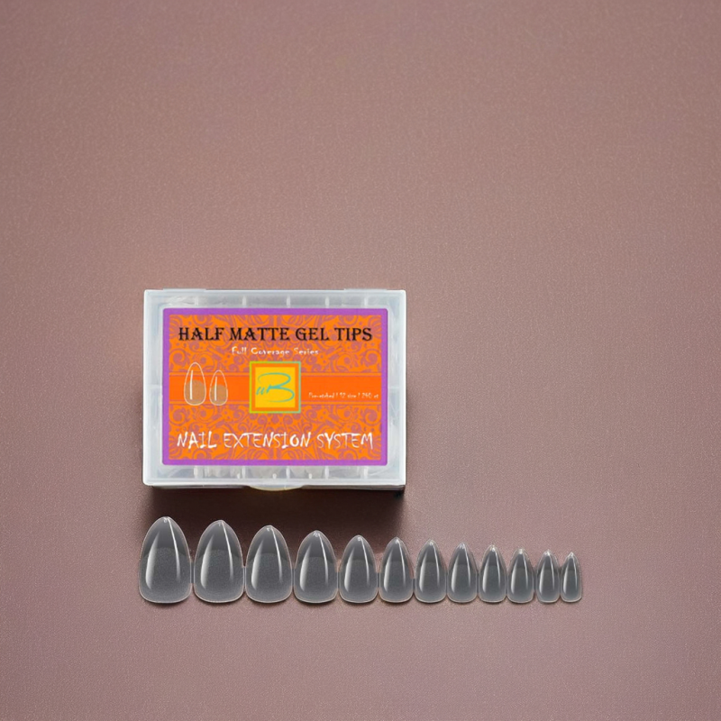 False Nail Tips Manufacturer - Professional Salon 12 Sizes Short Almond