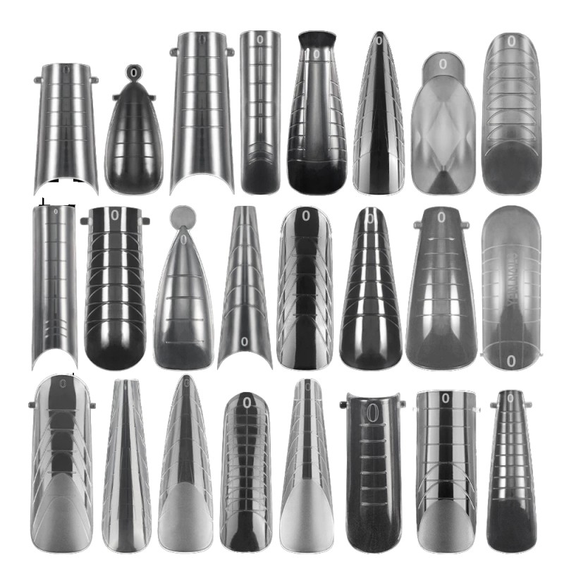 UV Nail Gel Forms Factory - 120pcs/Box Dual Forms Quick Building System