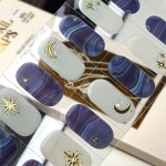 半固化美甲贴批发-16色真凝胶月星设计全贴