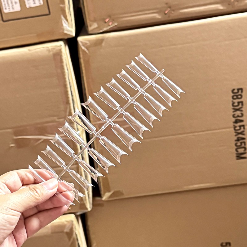 Gel Nail Tips Factory - High Quality Transparent Coffin Easy Cover Fingers