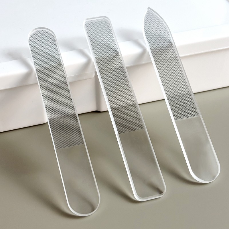 Glass Nail File Manufacturer - Hot Sale Customizable Double-Sided Rectangle