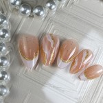 芭蕾指甲片生产厂家-奢华设计24片ABS按压
