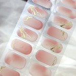 凝胶贴条生产厂家-情人节粉金线OEM ODM免费样