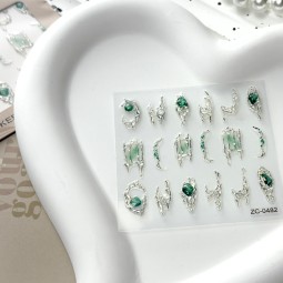 可爱凝胶美甲贴源头工厂-2025新款PVC贴人工指甲