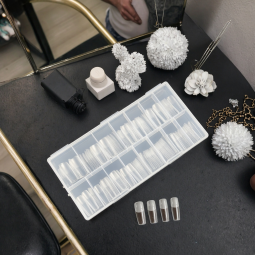 假指甲供应商-新品240片全贴软凝胶甲片