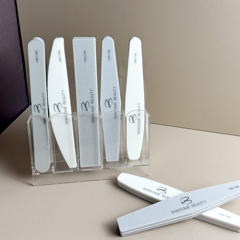 Nail Care File Supplier - Hot Sale Professional Double Side Emery 80/80 Grit