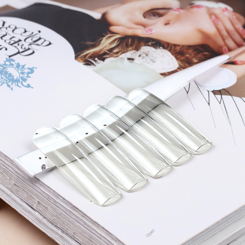 Acrylic Nail Tips Wholesale - High Back Full Matte Soft Gel Luxury 240/Box