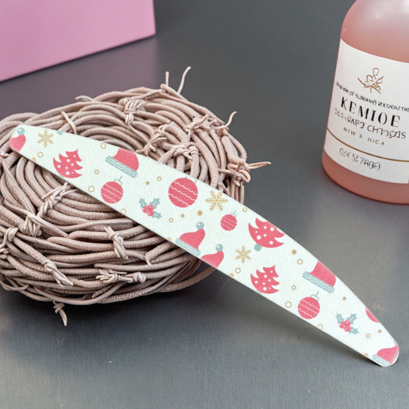 Nail Files Wholesale - On Sale Double-Sided 100/180 Half-Moon Shape