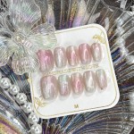 3D指甲片供应商-24片优质ABS 3D尖头假指甲