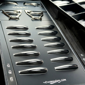 Soft Nail Gel Tips Supplier - 504pcs/Box Transparent Full Cover Stiletto