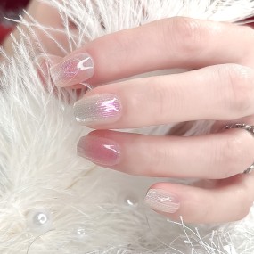 3D指甲片供应商-24片优质ABS 3D尖头假指甲