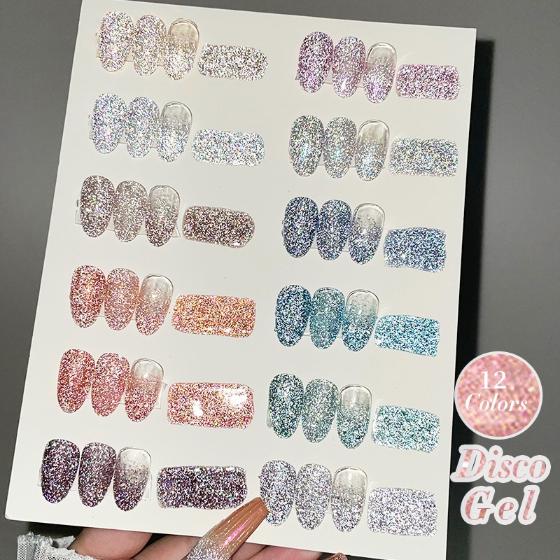 UV Gel Polish Factory - 2025 UV LED Curing Disco Glitter Private Label
