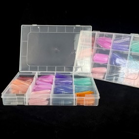 Dual Nail Forms Supplier - Professional 144PCS/Box Custom Colors Logo