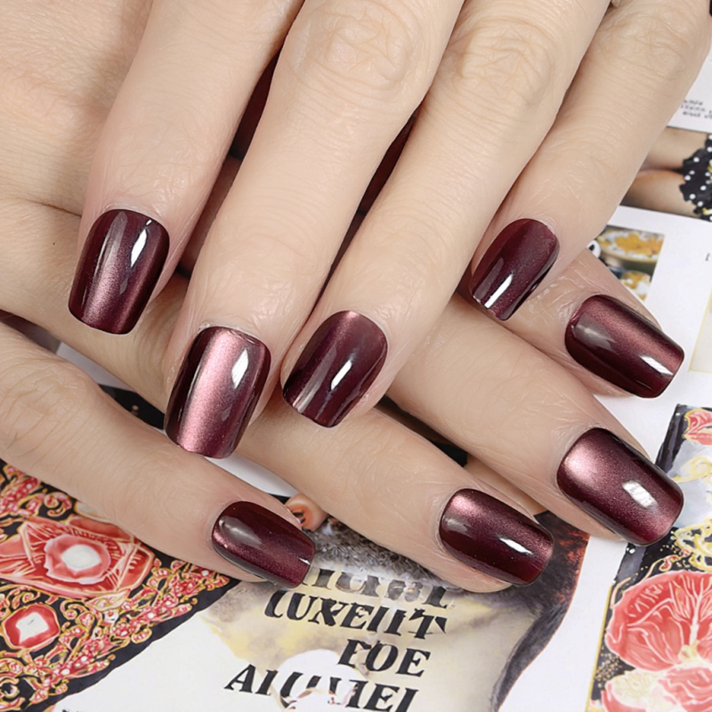 Acrylic Press Nails Manufacturer - 2025 Hot Selling 24pcs Short Square Boxes