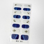 半固化美甲贴批发-16色真凝胶月星设计全贴