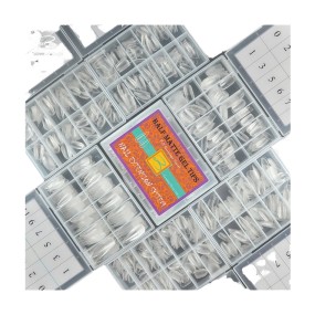 Soft Gel Tips Manufacturer - Custom Pre-Etched Full Cover Half Type Direct