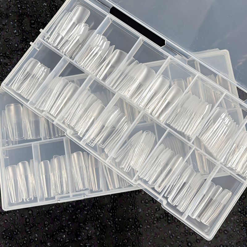 Soft Gel Nail Tips Wholesale - 2025 Fashionable Sand Inside Full Cover