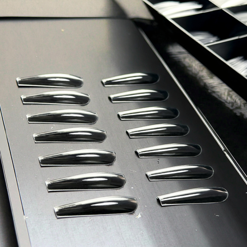 PMMA Nail Extensions Factory - Wholesale Clear Square Almond Stiletto Full