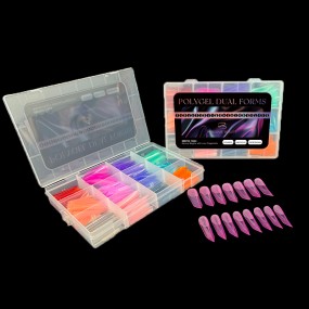 Colorful Dual Forms Supplier - Multicolor Almond Stiletto Coffin Patterns