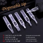 Tattoo Tips Supplier - Disposable Transparent ABS Round Tip Wholesale