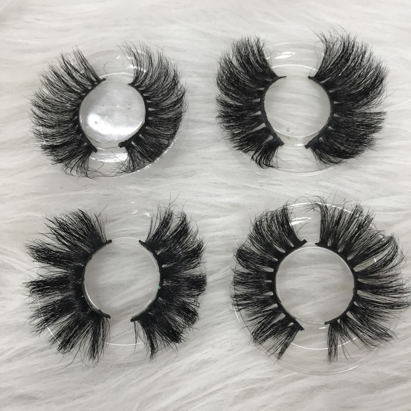 Color Eyelashes Factory - Wholesale Private Label Color Mink 25mm Colorful