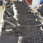 HD蕾丝假发生产厂家-134原料印度180%密度免胶波波头