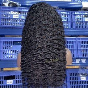 Human Hair Wigs Supplier - Wholesale Burmese Curly 180% 4x4 HD Lace Closure