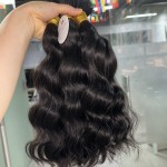 人发源头工厂-批发原料印度波浪卷发编发柬埔寨
