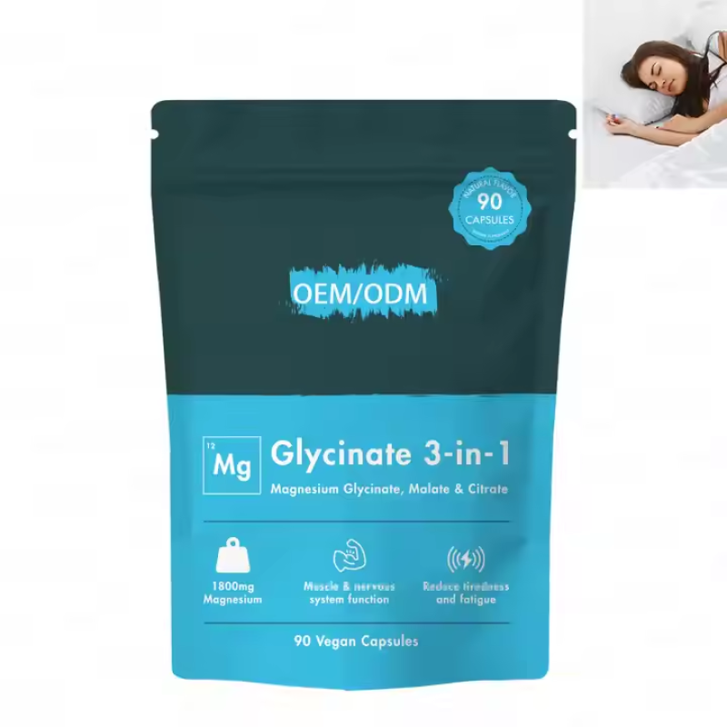 Magnesium Capsules Factory - Private Label Triple Complex Non-GMO