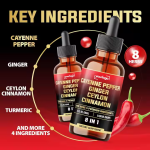 Herbal Drops Manufacturer - ODM 8 in 1 Cayenne Pepper Liquid Drops