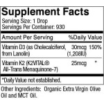Vitamin D3 K2 Drops Factory - OEM Oral Oil Immune Support Bones