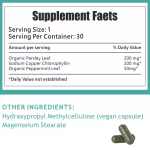 Chlorophyll Capsules Manufacturer - OEM Private Label 30 Vegan Capsules