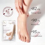 Foot Mask Manufacturer - Organic Dead Skin Exfoliating Liquid Goat Milk Gel Sheet