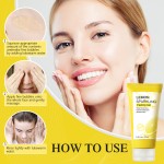 Facial Cleanser Supplier - Organic Lemon Whitening Gel Scrub All Skin Types Firming