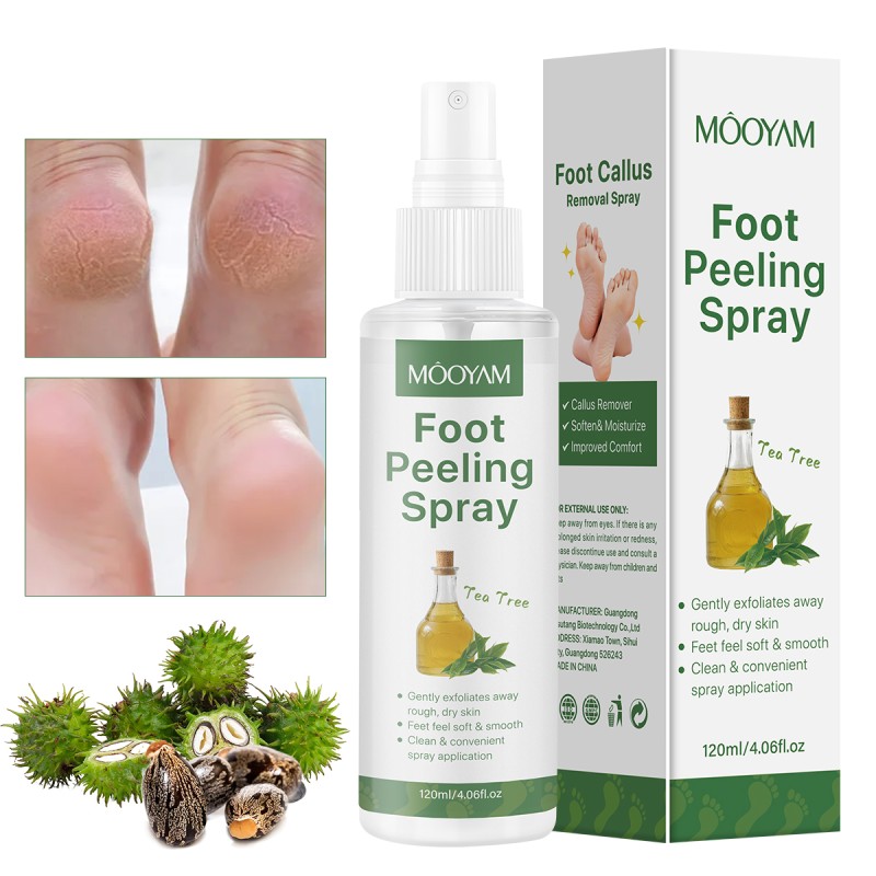 Foot Care Spray Manufacturer - Private Label Organic Herbal Tea Tree Vegan Exfoliating