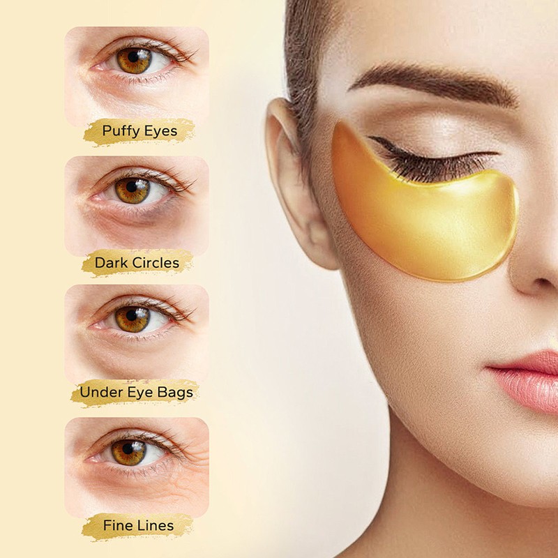 Eye Patch Mask Factory - Organic Gold Collagen Hydrating Anti-Puffiness Dark Circles