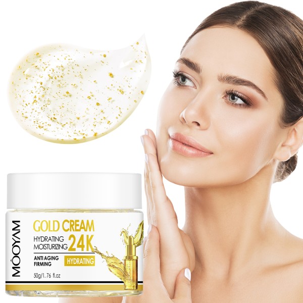 Face Cream Factory - 24K Gold Day Night Moisturizer All Skin Types Anti-Aging