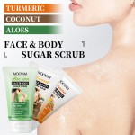 Sugar Scrub Factory - OEM Body Face 3 Flavors Coconut Aloe Vera Turmeric Infused