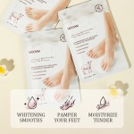 Foot Mask Manufacturer - Organic Dead Skin Exfoliating Liquid Goat Milk Gel Sheet