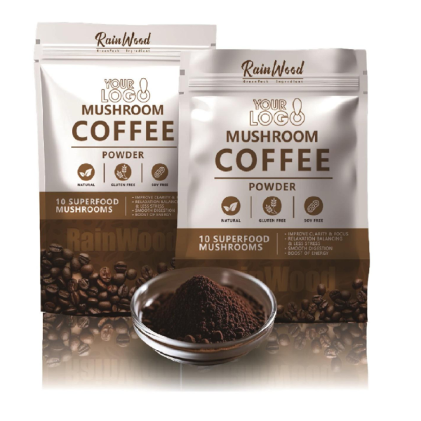 Mushroom Coffee Powder Factory - Supply Organic Blend Coffee Powder