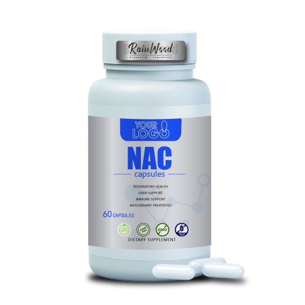 NAC Capsules Supplier - OEM/ODM 500MG N-Acetyl-L-Cysteine Food Grade