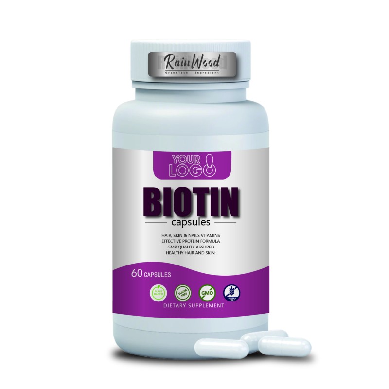 Biotin Capsules Factory - OEM Private Label Hair Skin Nails Vitamins