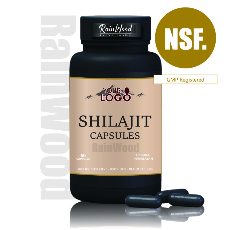 Shilajit Capsules Manufacturer - NSF OEM Himalayan Purest 500mg