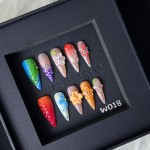 False Nails Supplier - 100% Handmade High Quality Acrylic 3D Flower Blush Medium 10pcs/Box