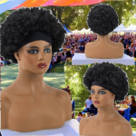 Synthetic Wig Supplier - High Quality Small Curly Short Transparent Ice Silk Cross-Border