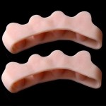 Toe Separator Factory - Customized Packing 1 Pair Silicone Gel Toe Divider Protectors SEBS