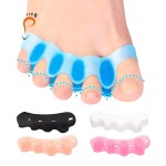 Toe Separator Factory - Customized Packing 1 Pair Silicone Gel Toe Divider Protectors SEBS