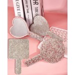 Cosmetic Mirror Supplier - Wholesale Mini Handheld Custom Logo Pink Black Pocket Vanity Mirror